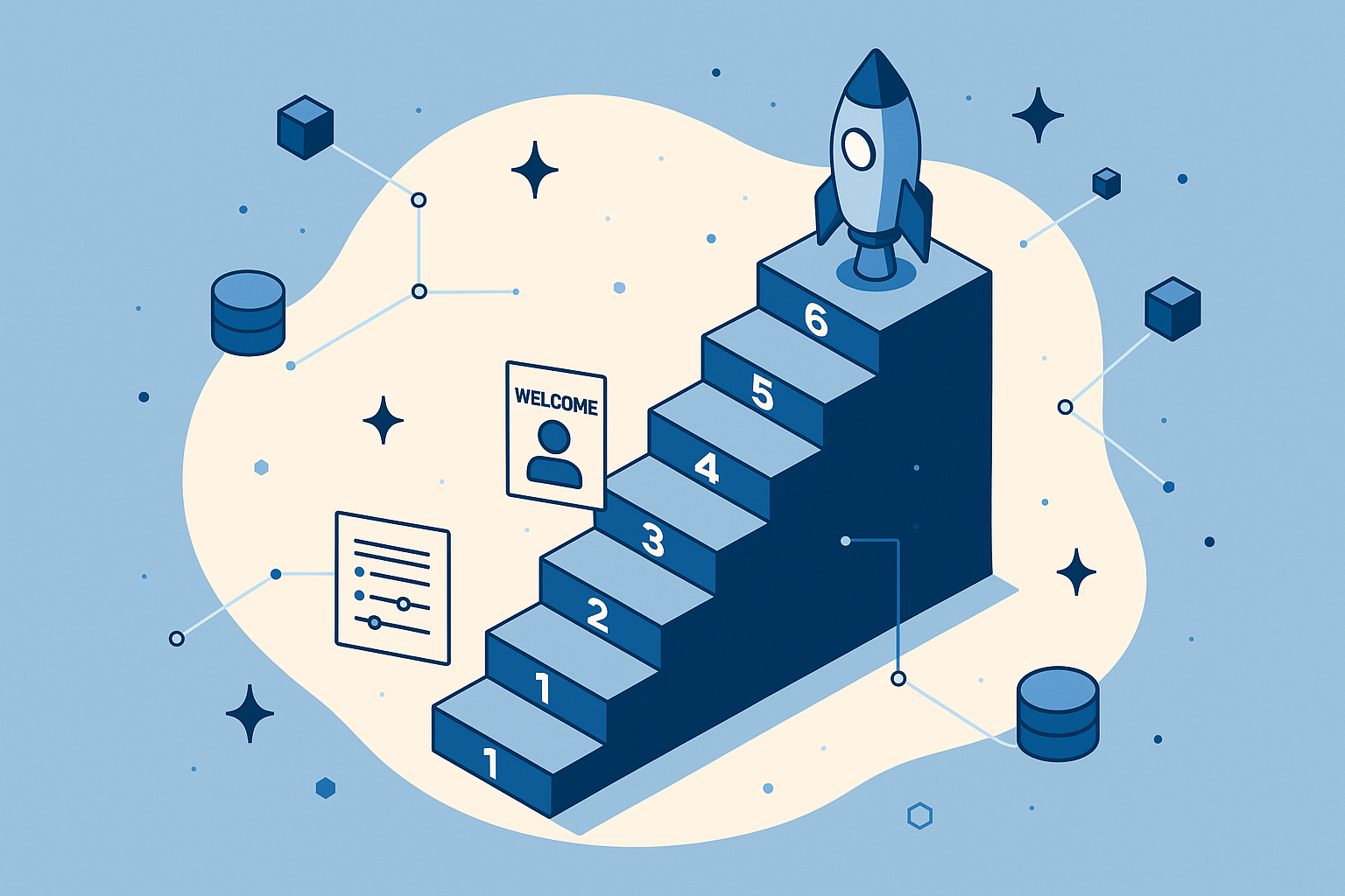 Tribble 2-week onboarding process timeline